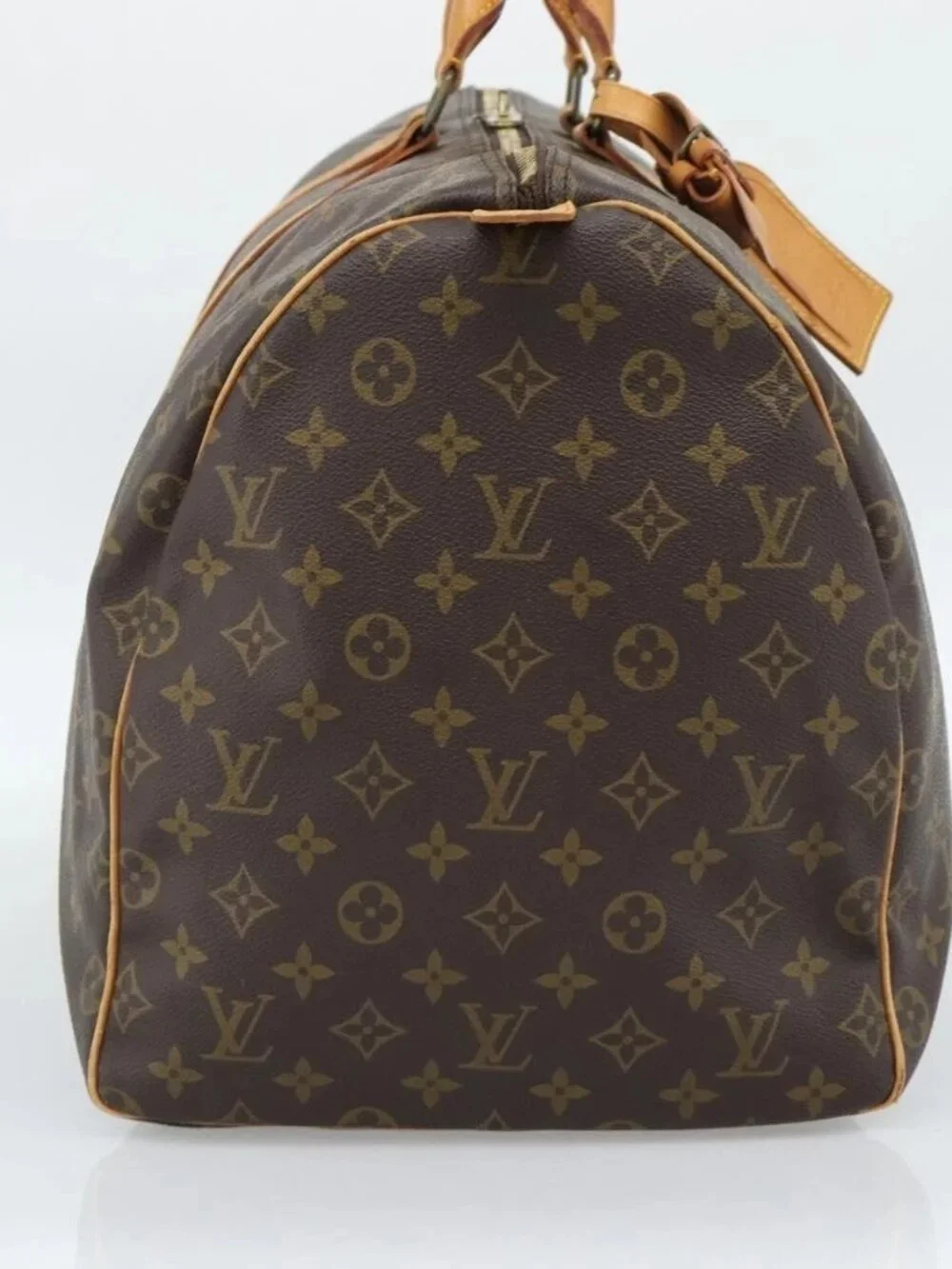 LOUIS VUITTON Monogram Keepall 55 Boston Bag M41424 LV Auth 187801A
